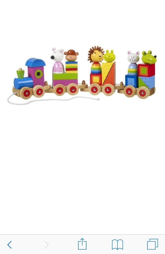 orange tree toys animal puzzle train